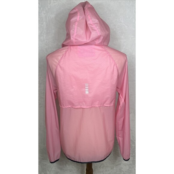 Under Armour Lightweight Windbreaker Rain Jacket Full Zip Pink Size Small - Picture 11 of 11